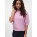 Vero Moda Doffy Halvlangermet Rosa Genser av Resirkulert Materiale M