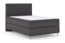 Select No 6 Komplett Sengepakke 140x200 F/M Memory/Pocket Mørkegrå/V formede Metallben