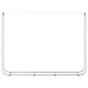 Vedstativ 200x25x150 cm Galvanisert stål