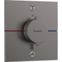 Hansgrohe ShowerSelect Comfort E dusjbatteri, sort krom