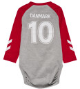 Hummel Body L/æ DBU Spilledag Grey Melange 2 år 92 Langermet Body Grå