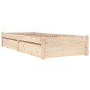 vidaXL Sengeramme med skuffer 90x200 cm 8720287011590