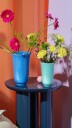 Lyngby Porcelæn Rhombe vase 20 cm Blå