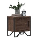  Nattbord brun eik 40x30x40 cm konstruert tre 848522