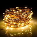 SUNARI Solcelleslynge Kobbertråd 200LED 22m
