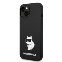 Karl Lagerfeld Hardcase for iPhone 14 Plus 6,7" Svart Silikon med MagSafe Choupette