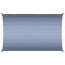 vidaXL Solskygge seil Blå og hvit 5 x 8 m 100% polyester Oxford