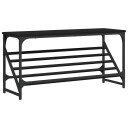  Skohylle svart 90x30x45 cm konstruert tre 8721012123908