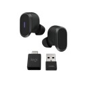 Logitech Zone True Wireless True Wireless-hodetelefoner Svart