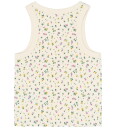 The New Singlet   Rib   TnSommer   Gardenia AOP   The New   3 4 år 98 104   Singlet   Hvit