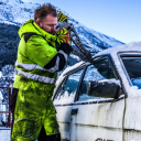 Granberg Cut D Impact Hi-Viz vernehansker svart/oransje/gul 1 par SGR-115-9002 9