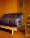 Roots Sovesofa 140x200 cm Brun / Blå