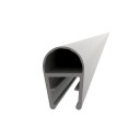 Vikingbad Nisjedør Pakningslist 6mm Liam PVC 190,2cm Klar