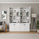 Flerbruks skap Hanah Home Lisa (160 x 190 x 37 cm) Hvit - Hvit