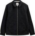 Anerkjendt Akhanky Boiled Wool Overshirt   CAVIAR   L