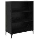  Serviesskap Svart Eik 69,5 x 32,5 x 90 cm Konstruert tre