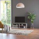 vidaXL TV-benk betonggrå 120x34x37 cm sponplate