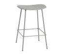 Muuto Fiber Barstol TUBE H:65 Grey/Grey