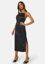 Bubbleroom Occasion Ortiza Satin Dress Black 38