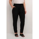 KAFFE Curve - Bukse kcJia Belt Pants - Svart