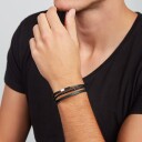 Fossil Lær Armbånd JF03322040