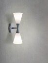 Herstal Harlekin Vägglampa Duo Grafit 1561156-03-0 1599730-01-0