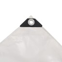 Presenning 650 g/m² 3x6 m hvit