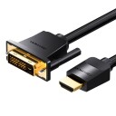 Vention Kabel HDMI Do DVI (24+1) Vention Abfbh 2m 4K 60hz/ 1080p 60hz (czarny)