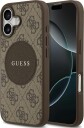GUESS 4G Circle Classic Logo MagSafe case for iPhone 17 - brown