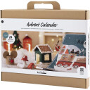 Creativ Company Julekalender gjenbruk Lag et vinterlandskap