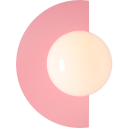 Aldex Loop vegglampe rosa