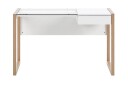 Skrivebord Skiatook 120 cm med Oppbevaringsskuff   Hvit/Lyst Tre