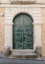 Historic Green Doorway Plakat / 50x70