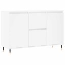  Skjenk hvit 104x35x70 cm konstruert tre