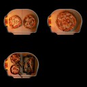 Dome Gen 2 svart pizzaovn   gass ved eller kull
