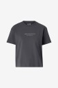 Aim'n   T skjorte Serif Boxy T shirt   Grå