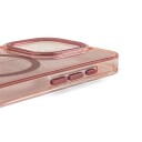 Wozinsky Rosa Glitterdeksel for Samsung Galaxy S25 - Mobildeksel