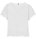 Tommy Hilfiger White Essential Rib Topp SS 16 år