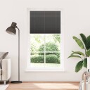  plisségardin sort 110x200 cm Stoff Bredde 109,4 Polyester