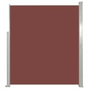 vidaXL Uttrekkbar sidemarkise 160x300 cm brun