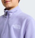 The North Face Teens" Glacier 1/4 Zip Pullover Pale Plum S
