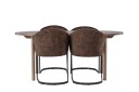Venture Home Andy Spisegruppe 180 cm Oval med 4 Evening Stoler Sort