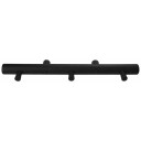Home it Knaggrekke med 3 knagger 35x7x2,5 cm Sort eik