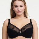 Chantelle BH Intrigue Full Coverage Underwire Bra Svart H 75 Dame