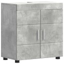 vidaXL Baderomsskapsett TULUM Betonggrå 60 x 34 x 63 cm Konstruert tre