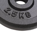 vidaXL Vektskiver 8 stk 8x2,5 kg støpejern