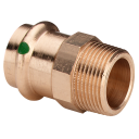 Viega Sanpress 54 mm x 1½" Overgangsnippel for Vann