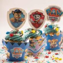 Paw Patrol Cupcakewrappere Med Toppere 12 Stk | Slikkepott.No