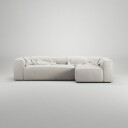Decotique Grand 4 Seter Sofa Divan Høyre Moon White