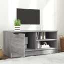 vidaXL TV-benk grå sonoma 80x35x36,5 cm konstruert tre
